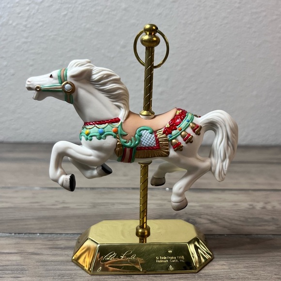 Hallmark *Vintage* 1993 Christmas Ornament Tobin Fraley Carousel #2 in series - Picture 4 of 8